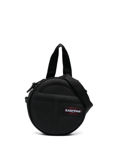 Shop Eastpak Logo-patch Tote Bag In Schwarz