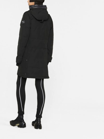 Canada Goose Shelburne Hooded Arctic-tech Parka In Black