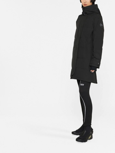 Canada Goose Shelburne Hooded Arctic-tech Parka In Black