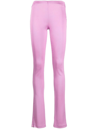 Shop Alyx Skinny Ankle-zip Trousers In Rosa