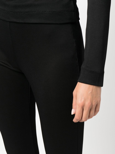 Alyx Semi-transparent Flared Trousers In Schwarz