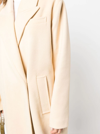 Shop Aeron Double-breasted Wool Coat In Nude
