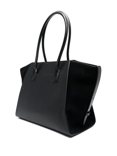 Michael Michael Kors Avril Trapeze-shaped Tote Bag In Schwarz