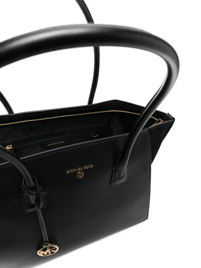 Michael Michael Kors Avril Trapeze-shaped Tote Bag In Schwarz