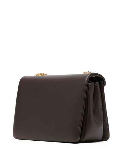 Shop Valentino One Stud Shoulder Bag In Braun