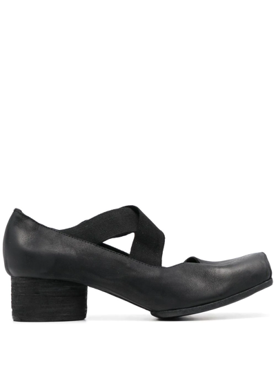 Shop Uma Wang Square-toe High Ballet Shoes In Black