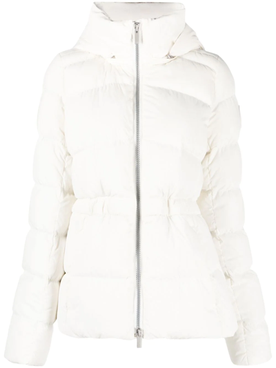 Shop Canada Goose Aurora Hooded Shell-down Jacket In Weiss