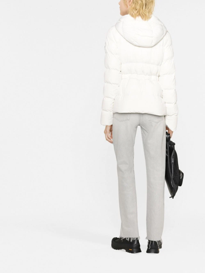 Canada Goose Aurora Hooded 750 Fill Power Down Parka In Weiss