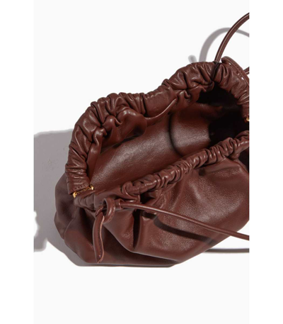 Shop Mansur Gavriel Mini Cloud Clutch In Chocolate In Brown