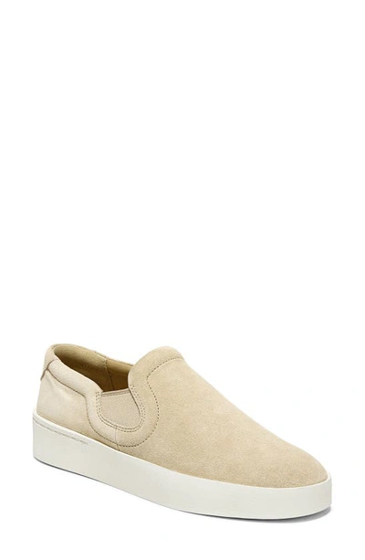 Shop Vince Pacific Suede Slip On Sneaker In Farro