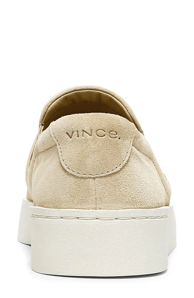 Shop Vince Pacific Suede Slip On Sneaker In Farro