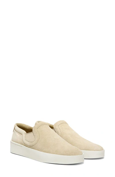 Shop Vince Pacific Suede Slip On Sneaker In Farro