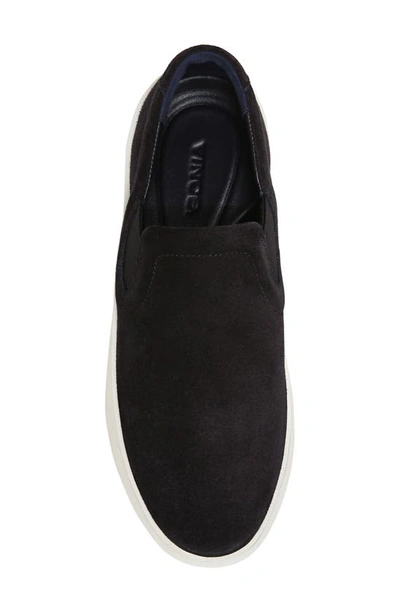 Shop Vince Pacific Suede Slip On Sneaker In Coastal