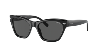 Shop Vogue Eyewear Woman Sunglasses Vo5445s In Dark Grey