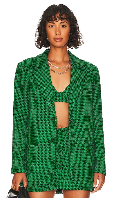 Shop Lovers & Friends Avery Blazer In Green & Black