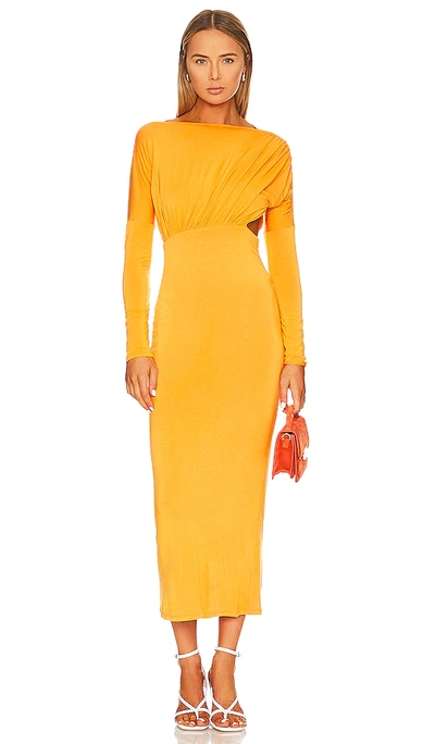 Shop The Line By K Pascal Dress In Tangerine