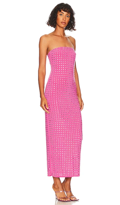 Nbd James Midi Dress In Pink