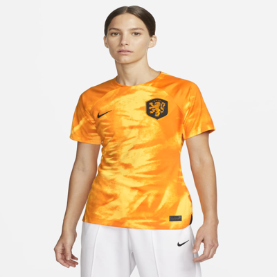 Shop Nike Netherlands 2022/23 Stadium Home  Women's Dri-fit Soccer Jersey In Orange