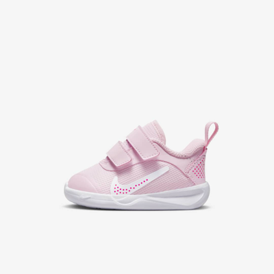 Shop Nike Omni Multi-court Baby/toddler Shoes In Pink Foam,hyper Pink,medium Soft Pink,white