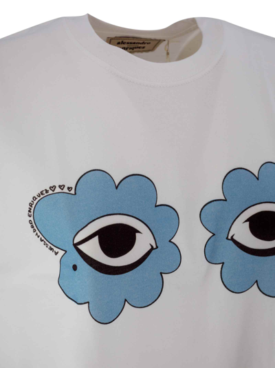 Shop Alessandro Enriquez Eyes Graphic-print T-shirt