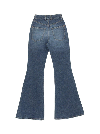 Shop Chloé High Waist Flared Jeans In Denim