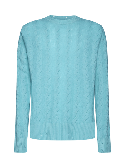 Shop Laneus Sweater In Tiffany