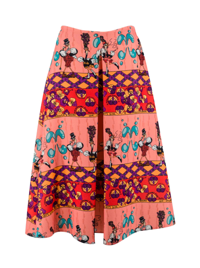 Shop Alessandro Enriquez All-over Pirnt Skirt