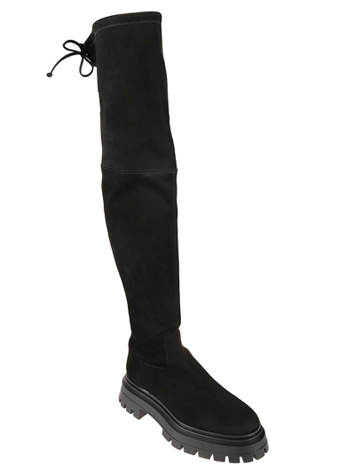Stuart Weitzman Lowland Ultralift Boots Shoes In Black | ModeSens