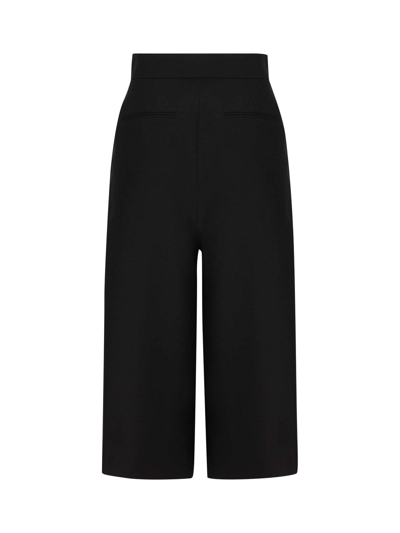 Shop Saint Laurent Button Detailed Shorts In Black