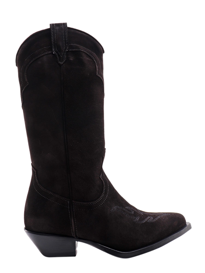 Shop Sonora Santa Fe Flame Boots In Brown