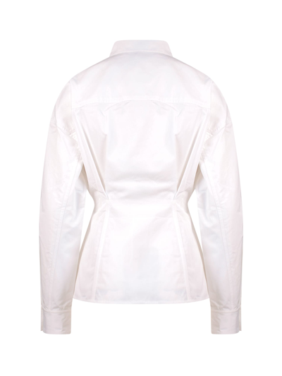 Shop K Krizia Shirt In White
