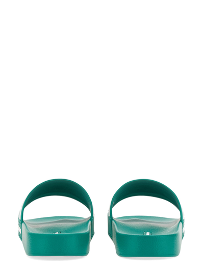 Shop Dolce & Gabbana Slide Sandal In Verde