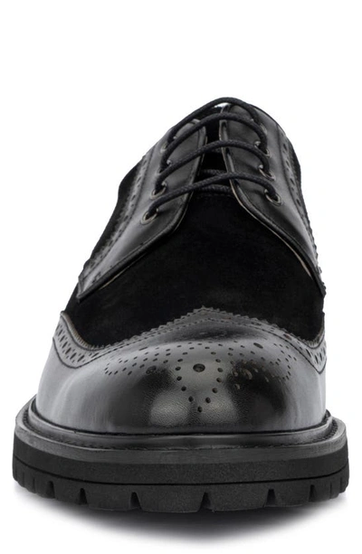 Shop Vintage Foundry Andrew Wingtip Derby In Black