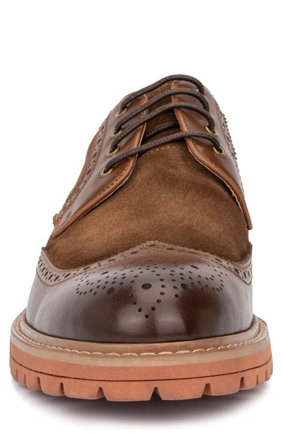 Shop Vintage Foundry Andrew Wingtip Derby In Tan