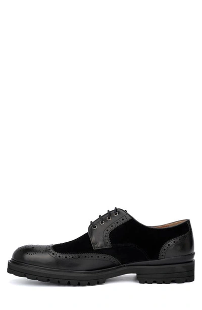 Shop Vintage Foundry Andrew Wingtip Derby In Black