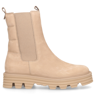 Shop 305 Sobe Chelsea Boots Dizzy Nubuck In Beige