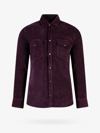 Shop Pt Torino Shirt In Purple