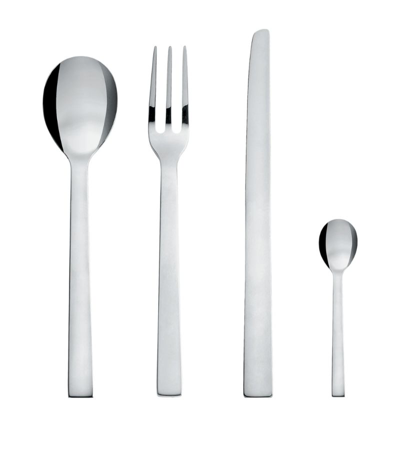 Shop Alessi Santiago 24-piece Cutlery Set In Metallic