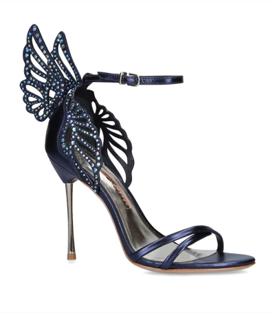 Shop Sophia Webster Embellished Heavenly Sandals 100 In Blue