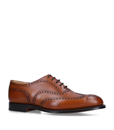 Shop Church's Leather Chetwynd Oxford Shoes In Beige