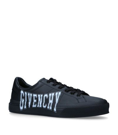 Shop Givenchy Leather City Court Sneakers In Multi