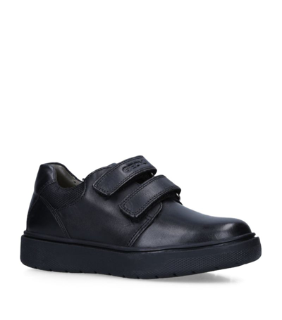 geox black leather riddock