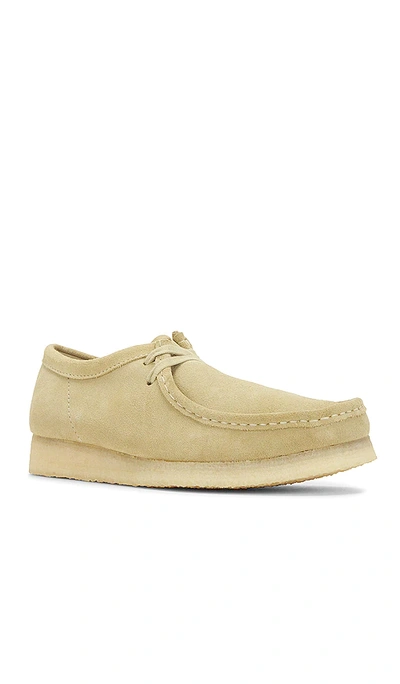 Clarks Maple Wallabee Lace-up Shoes In Maple Suede