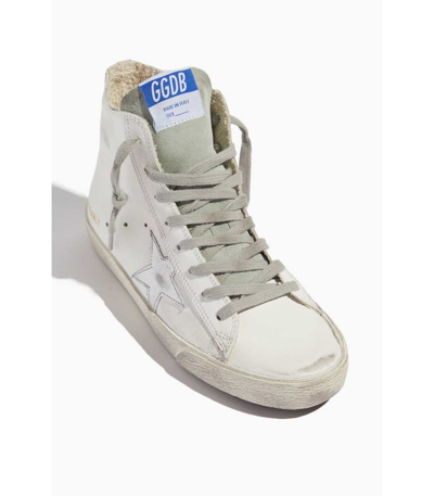 Shop Golden Goose Francy Sneaker In White/silver/milk In Multi