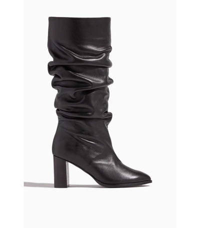 Shop Dorothee Schumacher Slouchy Softness Tall Boot In Pure Black