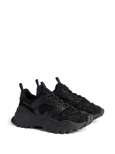 Shop Ami Alexandre Mattiussi Lucky 9 Low-top Sneakers In Black