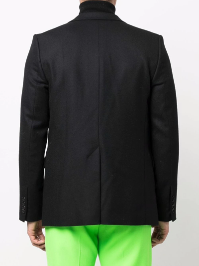 Shop Ami Alexandre Mattiussi Single-breasted Tailored Blazer In Black