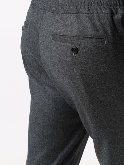 Shop Ami Alexandre Mattiussi Tailored Straight-leg Trousers In Grey