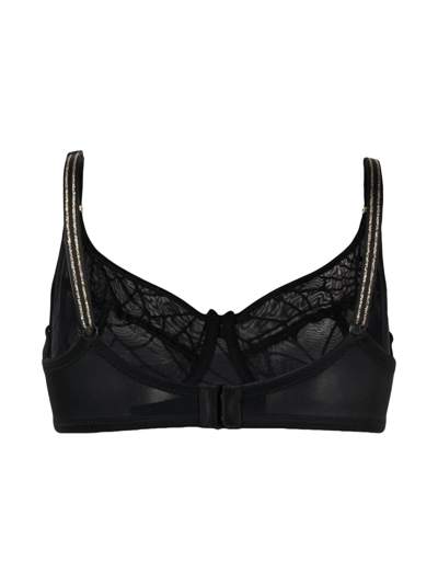 Marlies Dekkers The Adventure Mesh Balcony Bra In Black