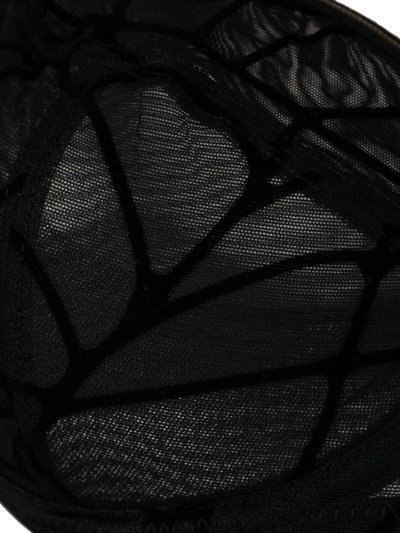 Marlies Dekkers The Adventure Mesh Balcony Bra In Black